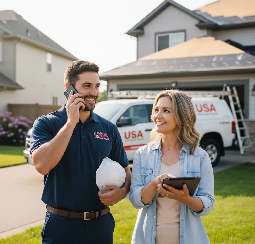 USA Roof Repair Experts customer support in Wingate